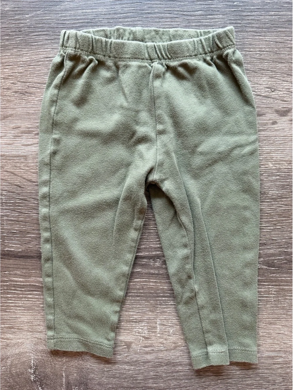 Carter’s Olive Green Leggings 12M Baby Soft Knit Pull-On Pants